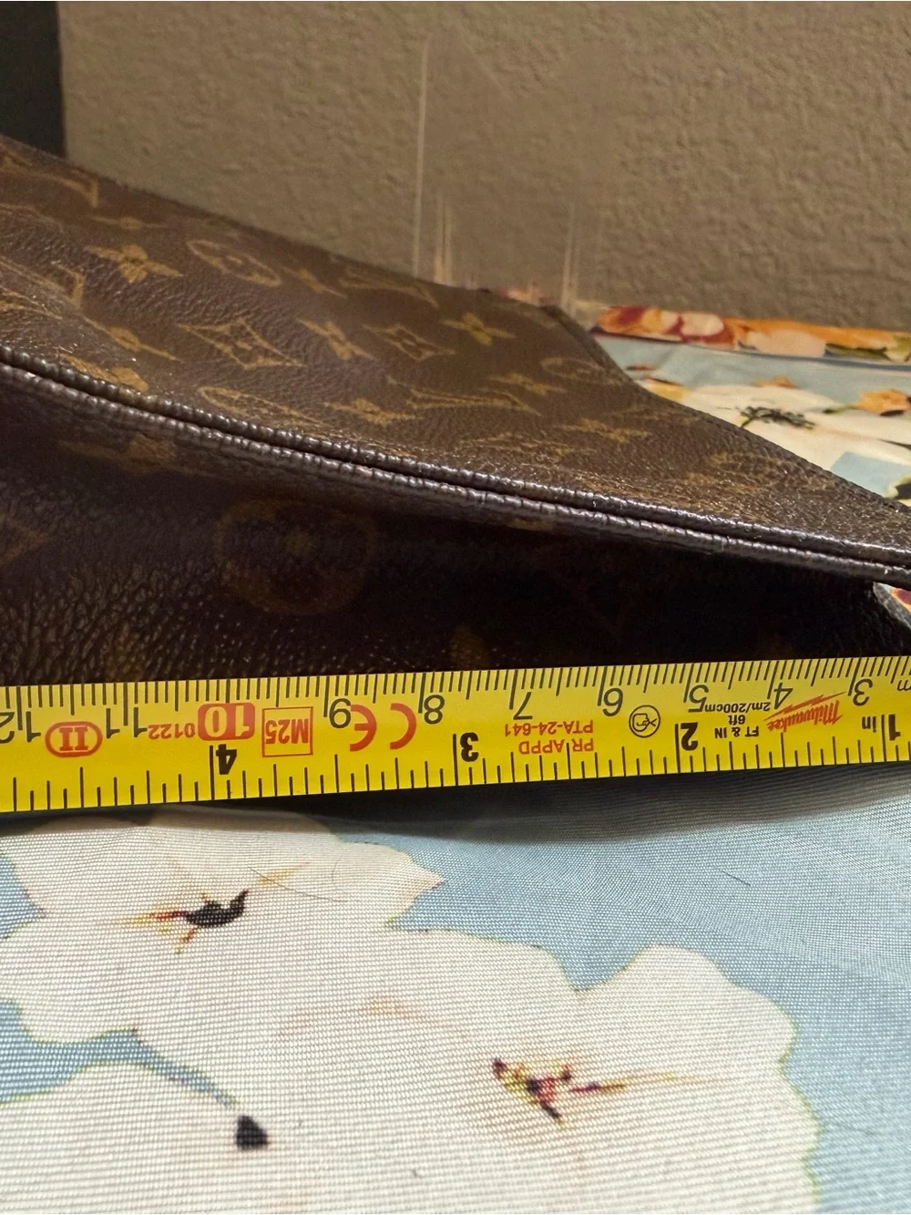 Louis Vuitton Monogram Canvas Cosmetic Pouch Brown & Gold